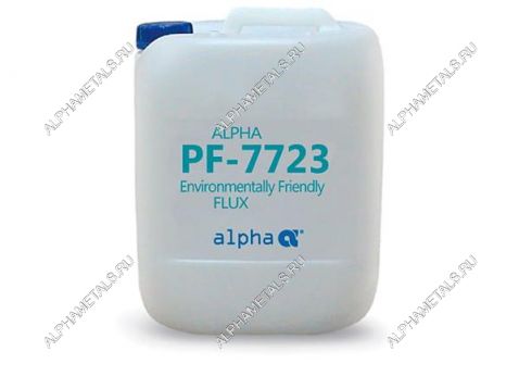 Жидкий флюс для пайки ALPHA PF7723, канистра 10л 418684.0010 ALPHAMETALS на сайте alphametals.ru